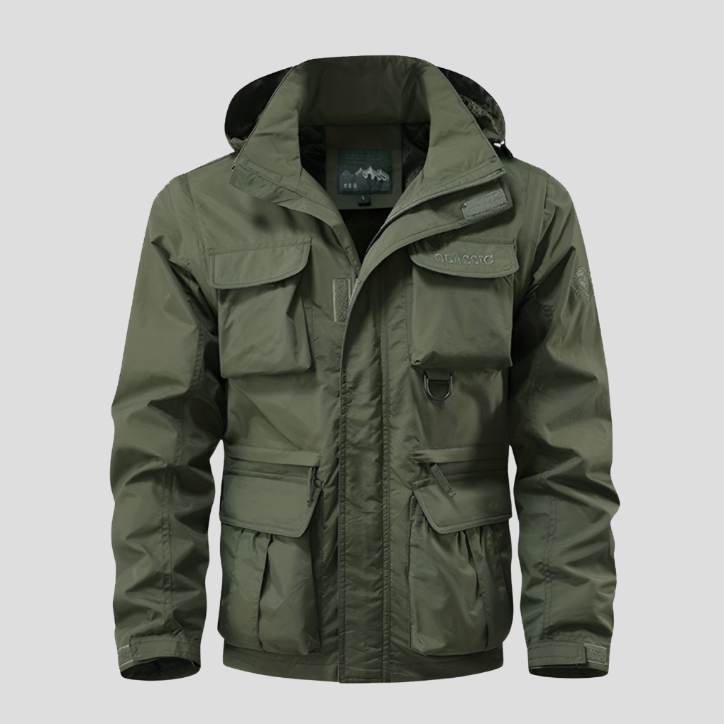 Men's Waterproof Military Tactical Coat - All-Weather Outerwear