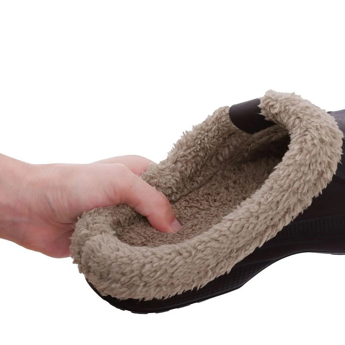 Men's Waterproof Winter Fur-Lined Clogs