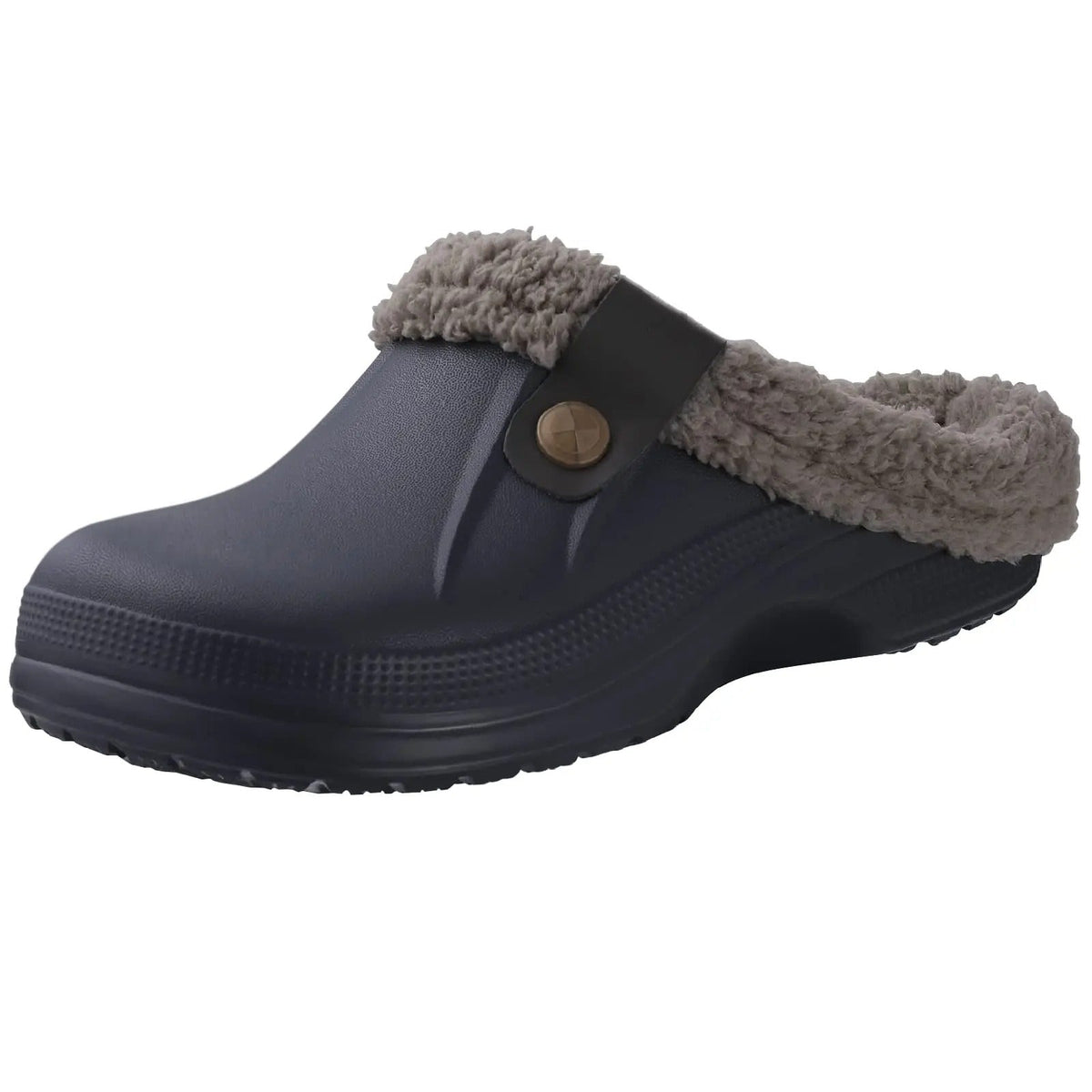 Men's Waterproof Winter Fur-Lined Clogs