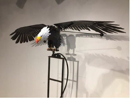 Metal Bird Wind Spinner - Decorative Garden Ornaments