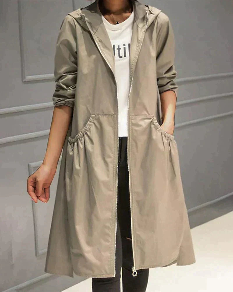 Mia | Women's Longline Hooded Jacket
