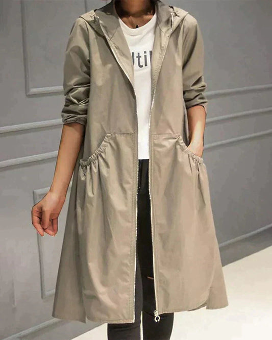 Mia | Women's Longline Hooded Jacket
