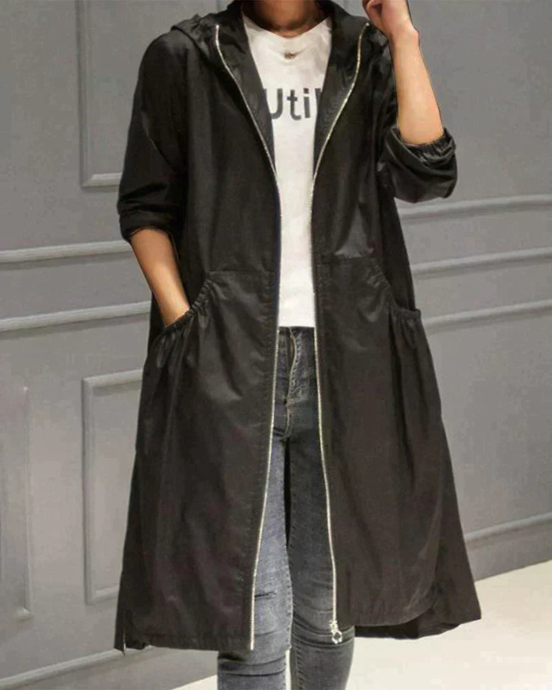 Mia | Women's Longline Hooded Jacket