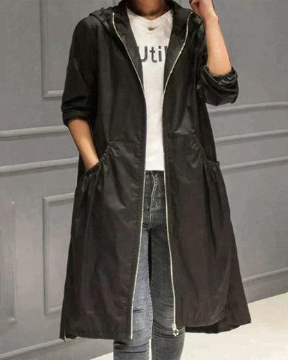 Mia | Women's Longline Hooded Jacket