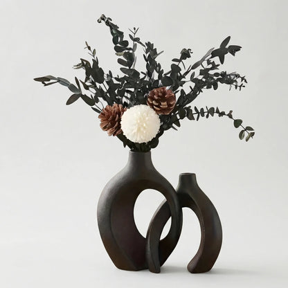 Modern Scandinavian Hollow Vase Set