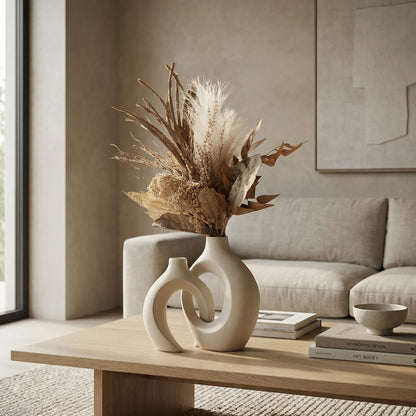 Modern Scandinavian Hollow Vase Set