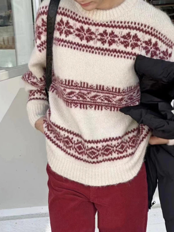 Molly | Women's Fair Isle Crewneck Sweater