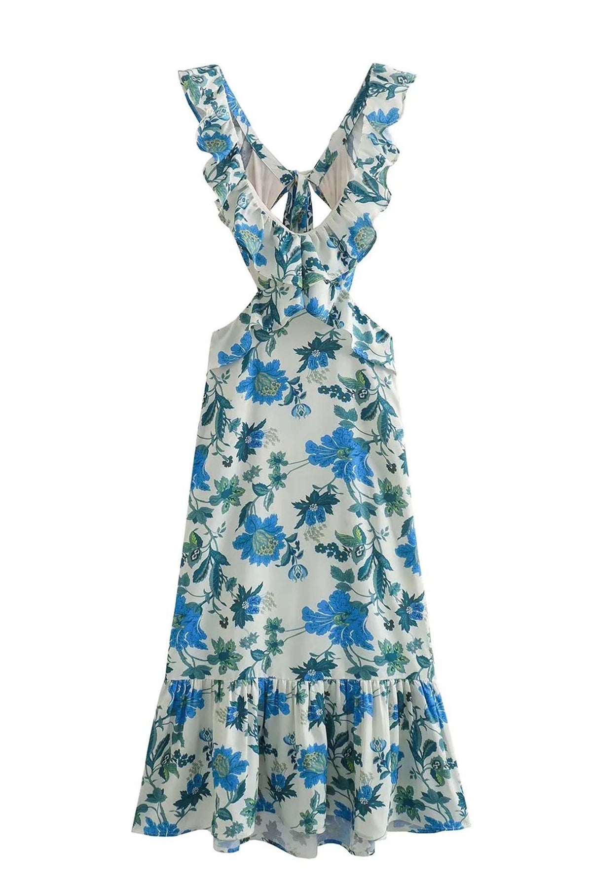 Molly | Women's Sleeveless Maxi Floral Dress