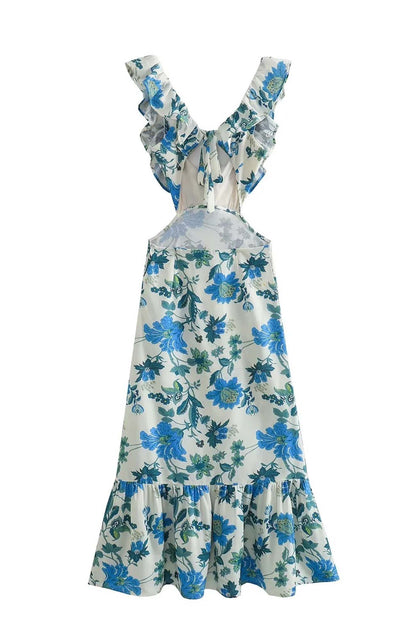 Molly | Women's Sleeveless Maxi Floral Dress
