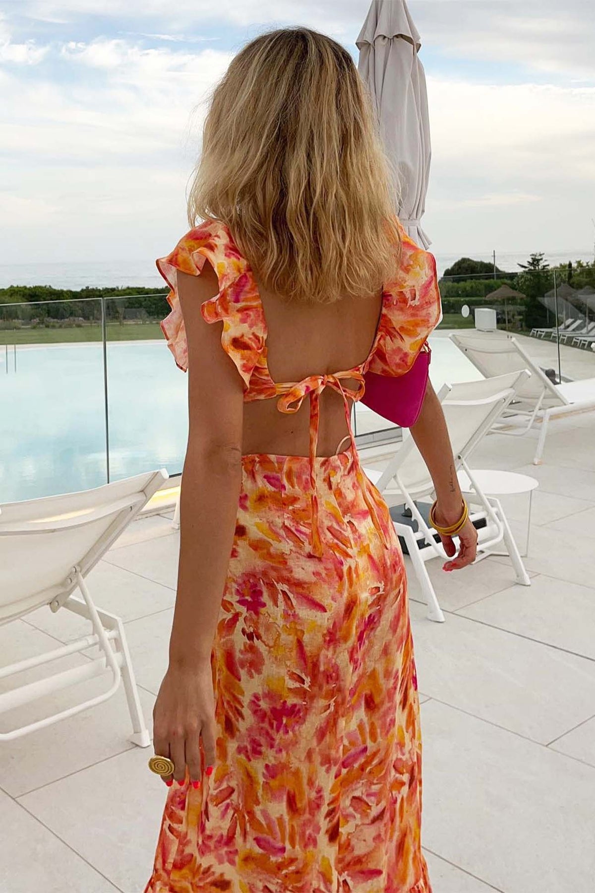 Molly | Women's Sleeveless Maxi Floral Dress