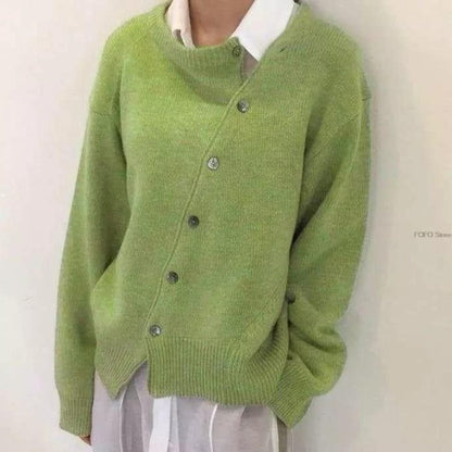 Nadia | Women's Button-Front Relaxed Fit Cardigan