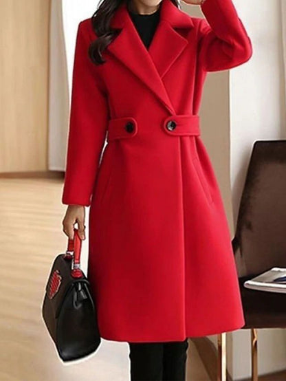 Nancy | Women's Belted Long Coat