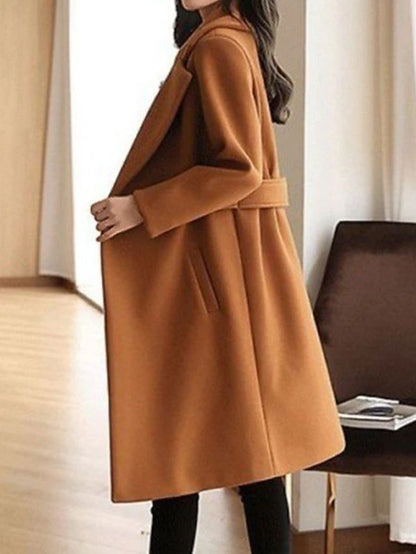 Nancy | Women's Belted Long Coat