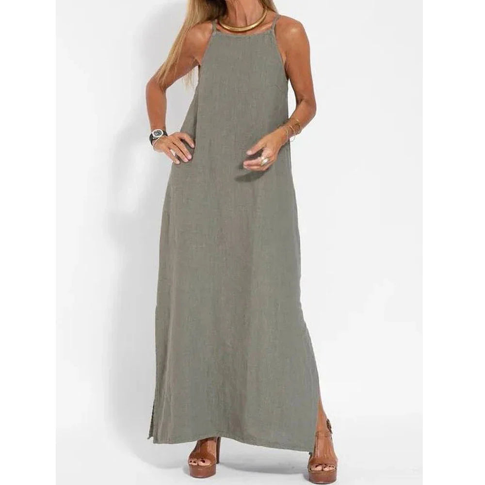 Nancy | Women's Sleeveless Maxi Dress