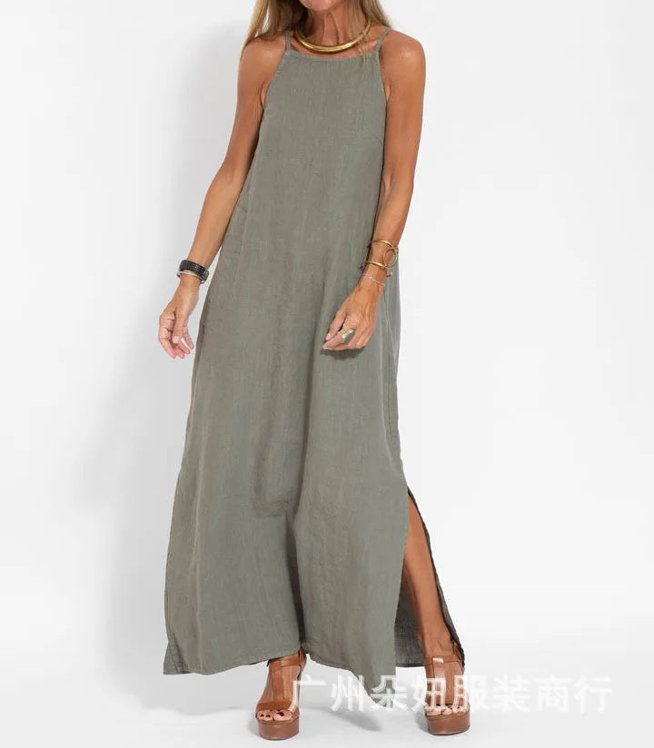 Nancy | Women's Sleeveless Maxi Dress