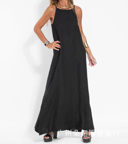 Nancy | Women's Sleeveless Maxi Dress