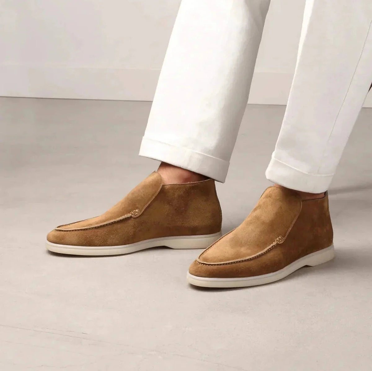 Nathan | Men's Slip-On Chukka Boots