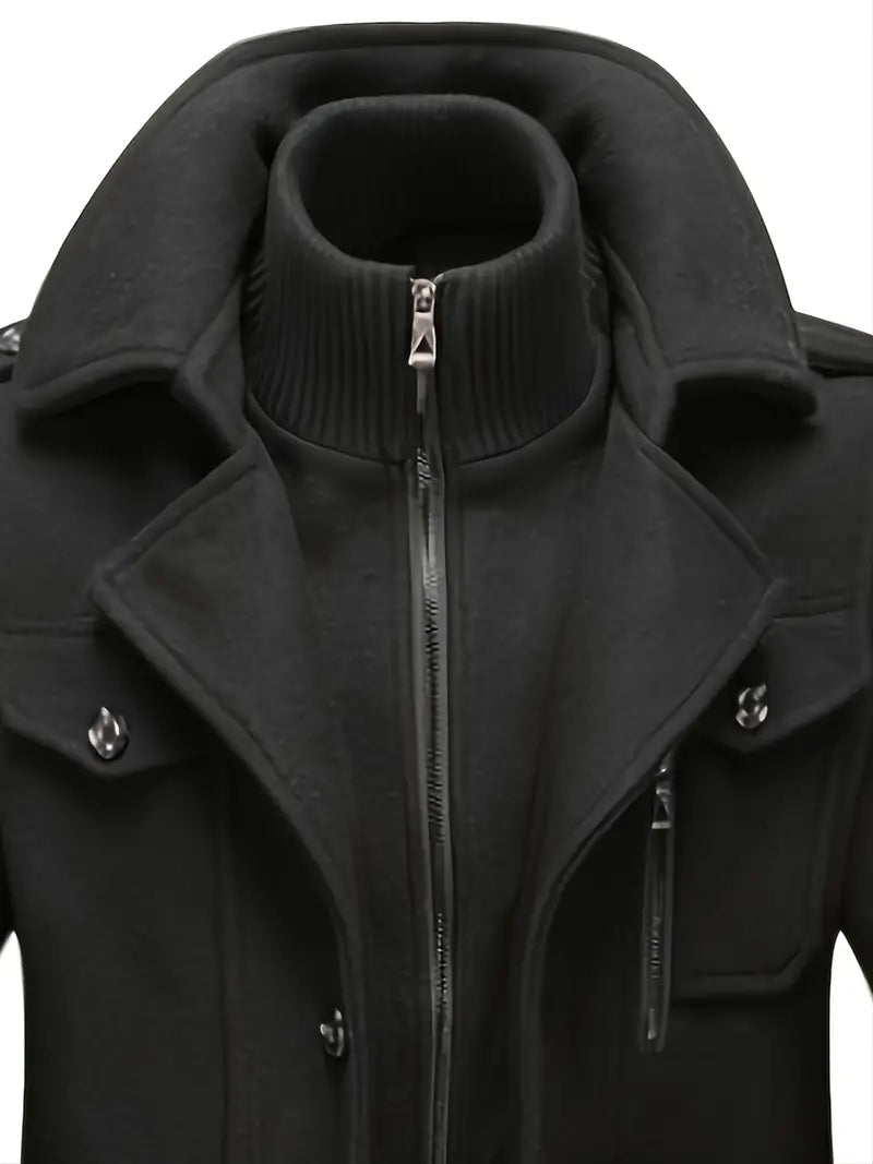 Nicholas | Men's Double Breasted Overcoat