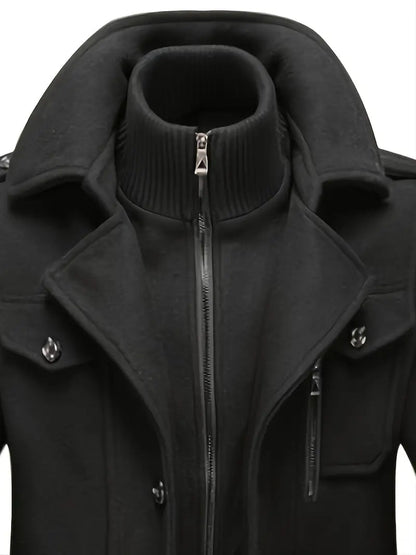 Nicholas | Men's Double Breasted Overcoat
