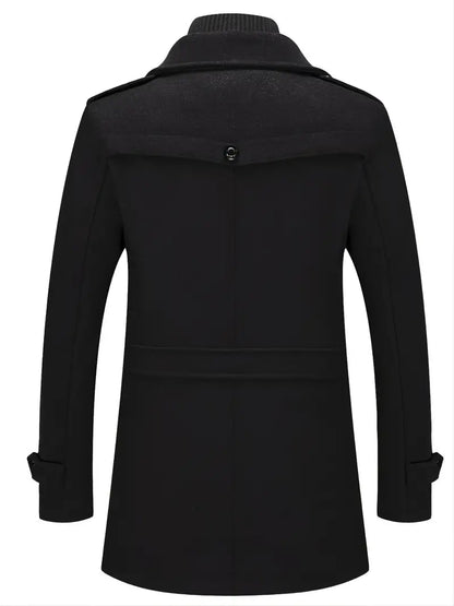Nicholas | Men's Double Breasted Overcoat