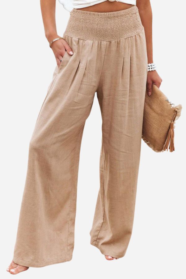 Nina | Women's High-Waisted Wide Leg Pants