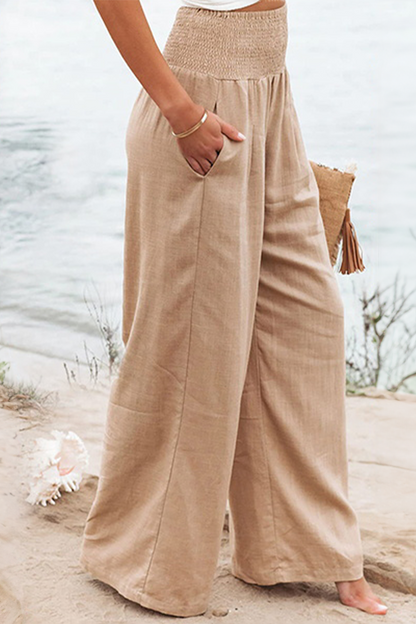 Nina | Women's High-Waisted Wide Leg Pants