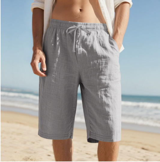 Noel | Men's Drawstring Knee Length Shorts