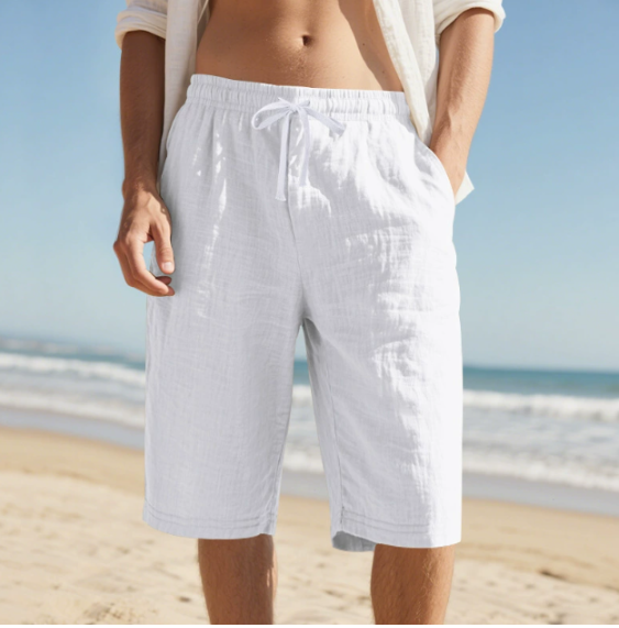 Noel | Men's Drawstring Knee Length Shorts