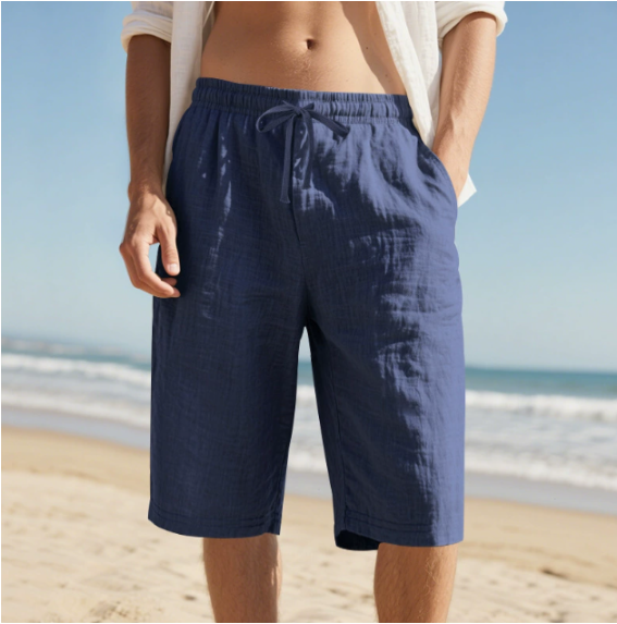 Noel | Men's Drawstring Knee Length Shorts