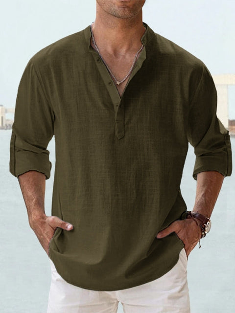 Orlando | Men's Long Sleeve Button-Down Casual Shirt