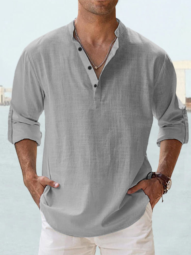 Orlando | Men's Long Sleeve Button-Down Casual Shirt