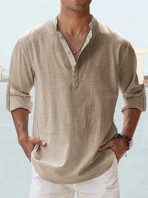 Orlando | Men's Long Sleeve Button-Down Casual Shirt