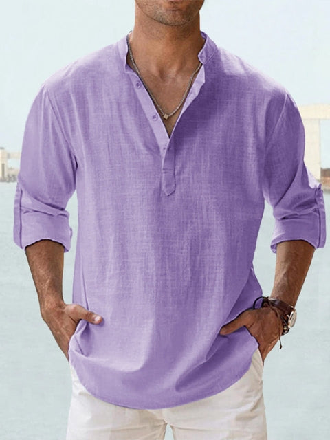 Orlando | Men's Long Sleeve Button-Down Casual Shirt