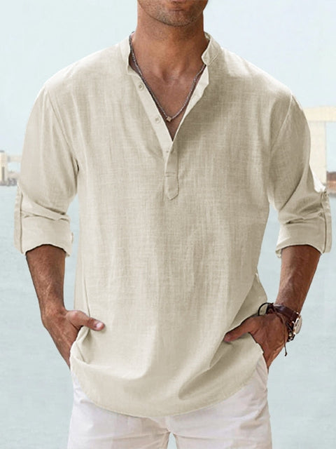 Orlando | Men's Long Sleeve Button-Down Casual Shirt