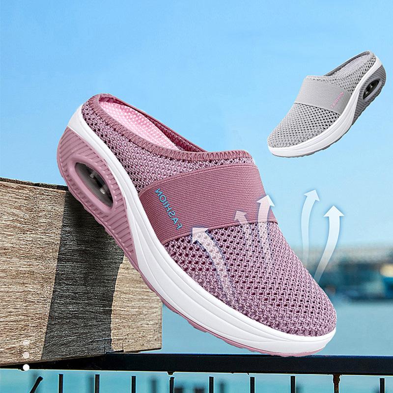 Orthopedic Slippers with Shock-Absorbing Air Cushion and Arch Support