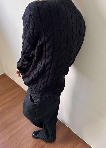 Oscar | Men's Cable Knit Quarter Zip Sweater