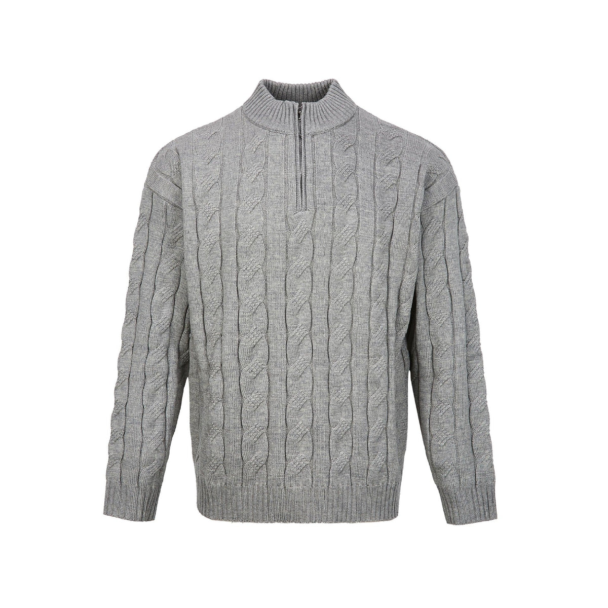 Oscar | Men's Cable Knit Quarter Zip Sweater