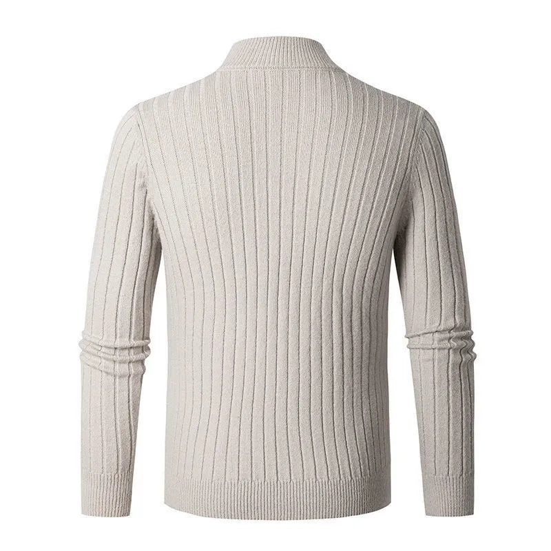 Oscar | Men's Half-Zip Ribbed Sweater