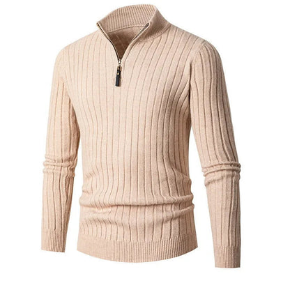Oscar | Men's Half-Zip Ribbed Sweater