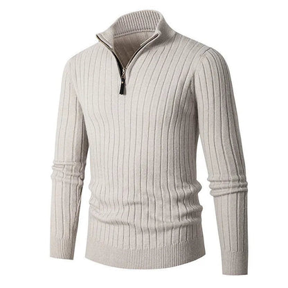 Oscar | Men's Half-Zip Ribbed Sweater