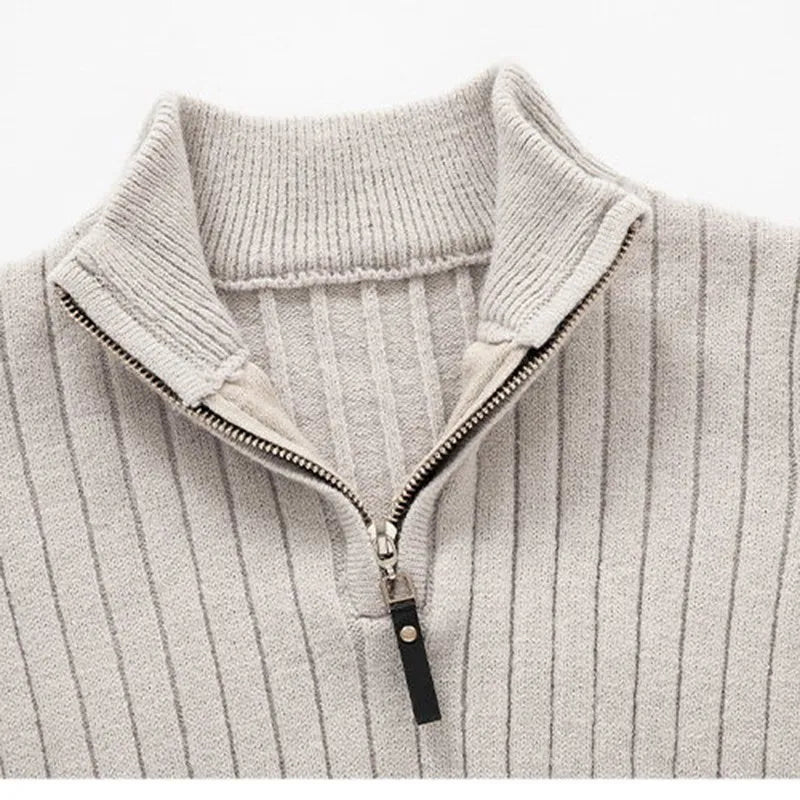 Oscar | Men's Half-Zip Ribbed Sweater