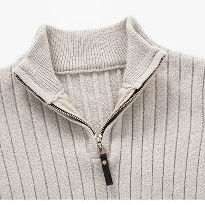 Oscar | Men's Half-Zip Ribbed Sweater
