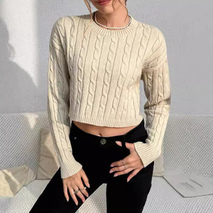 Paige | Women's Cropped Cable Knit Sweater