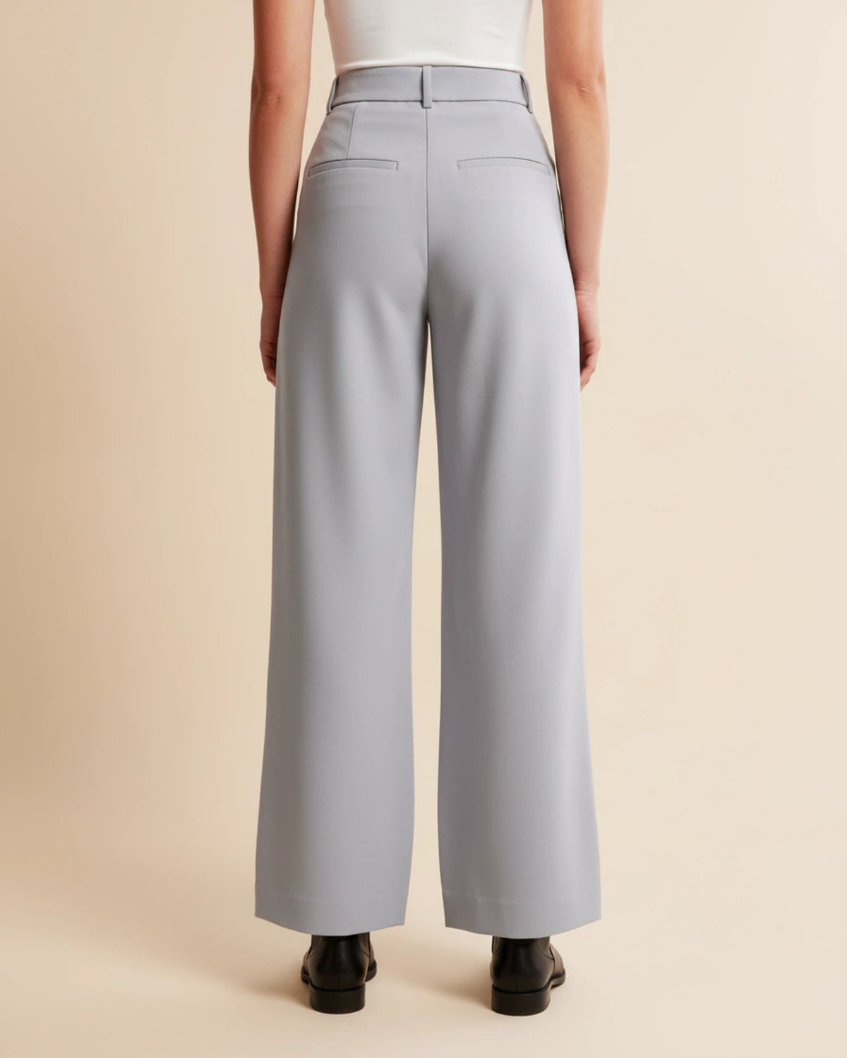 Pam | Women's High-Waisted Pleated Wide Leg Pants