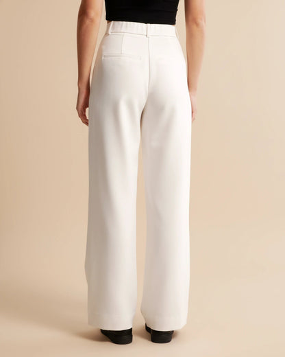 Pam | Women's High-Waisted Pleated Wide Leg Pants