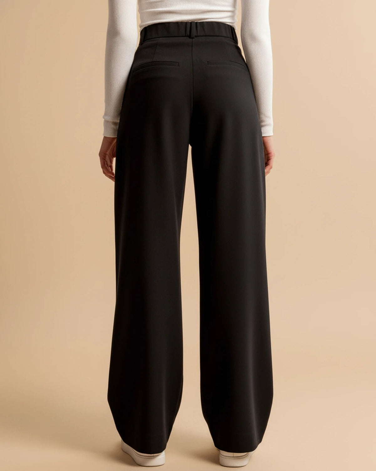 Pam | Women's High-Waisted Pleated Wide Leg Pants