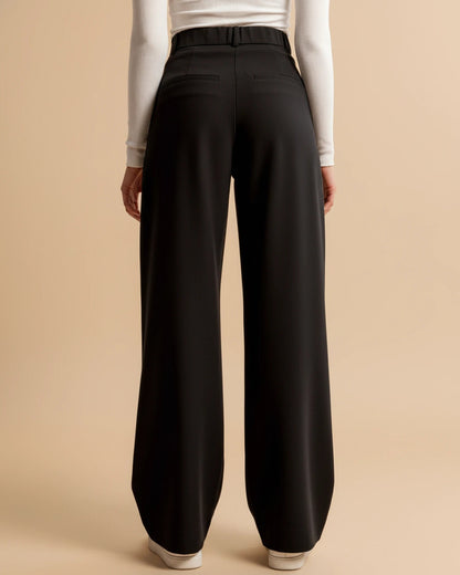 Pam | Women's High-Waisted Pleated Wide Leg Pants