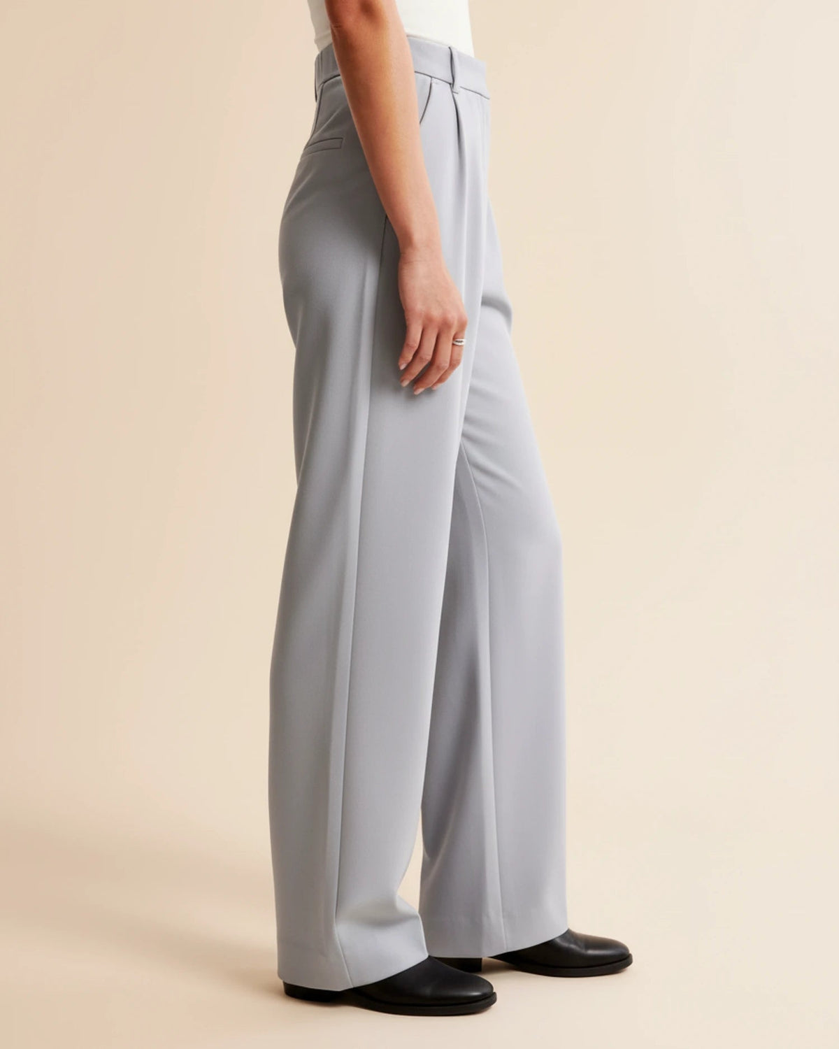 Pam | Women's High-Waisted Pleated Wide Leg Pants