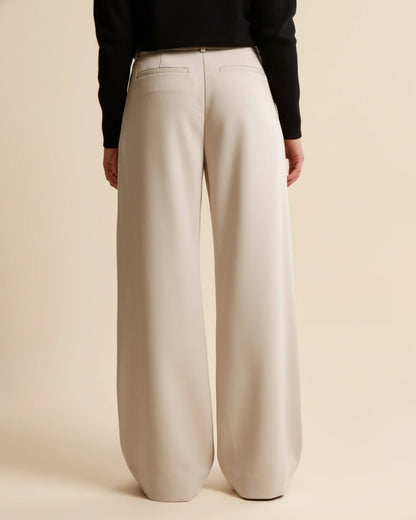 Pam | Women's High-Waisted Pleated Wide Leg Pants
