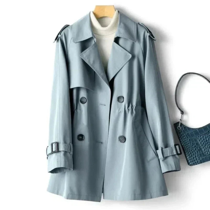 Pamela | Women's Double-Breasted Trench Coat